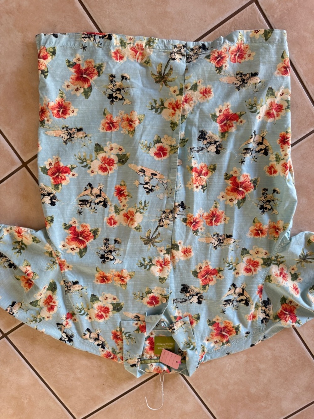 Disney Tommy Bahana Hawaiian Mickey button up shirt